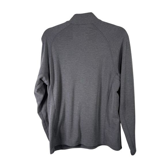 Free Fly Bamboo Flex Quarter Zip Shirt Grey Performance Outdoor Mens Small - Picture 6 of 6